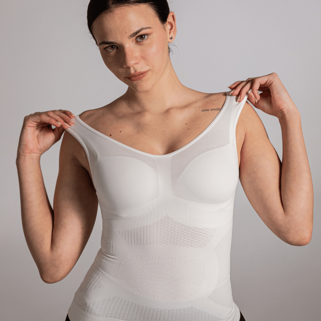 Women's microfiber push-up shapewear tank top - FARMACELL USA