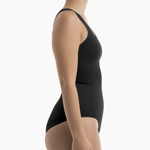 Women's shapewear bodysuit with tummy control & push-up bra