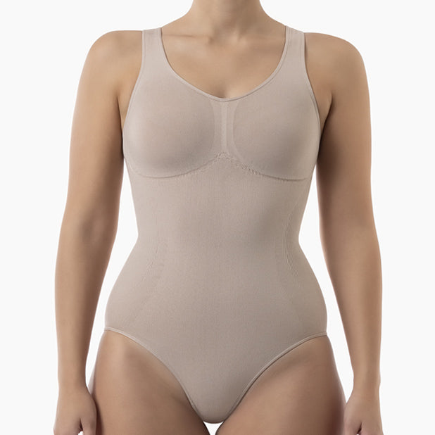 Women's shapewear bodysuit with tummy control & push-up bra