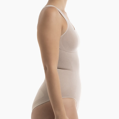 Women's shapewear bodysuit with tummy control & push-up bra