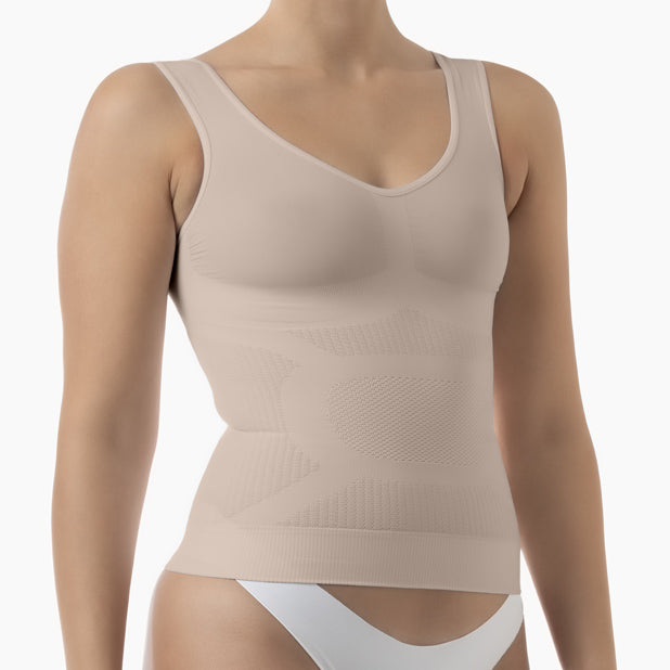 Women's push-up anti-cellulite control tank top