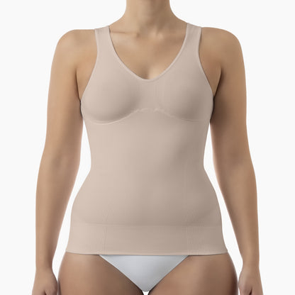 Women's microfiber push-up shapewear tank top
