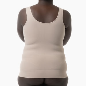 Women's microfiber push-up shapewear tank top