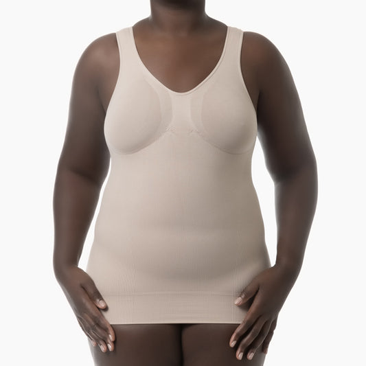 Women's microfiber push-up shapewear tank top