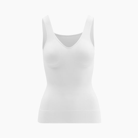Camiseta moldeadora push-up de microfibra para mujer