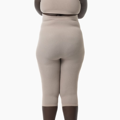 Women's high-waist anti-cellulite capri shapewear