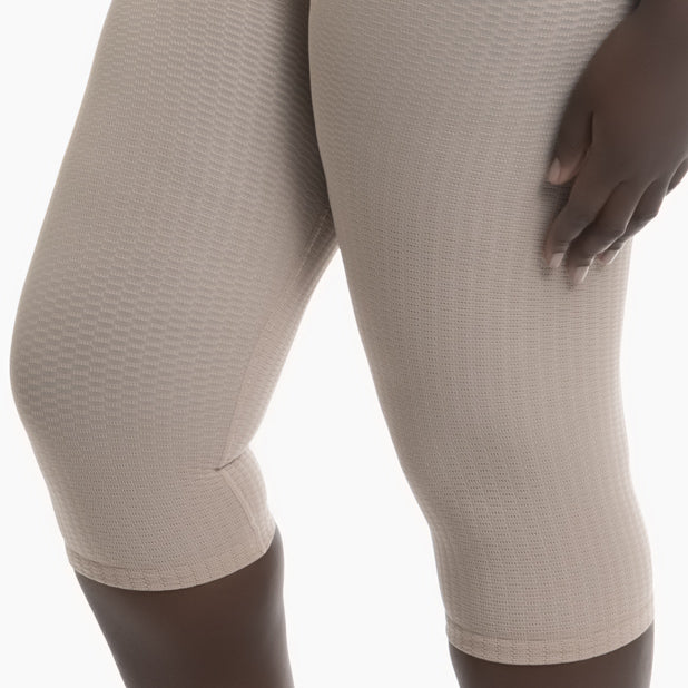 Women's high-waist anti-cellulite capri shapewear