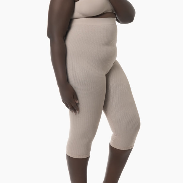 Women's high-waist anti-cellulite capri shapewear