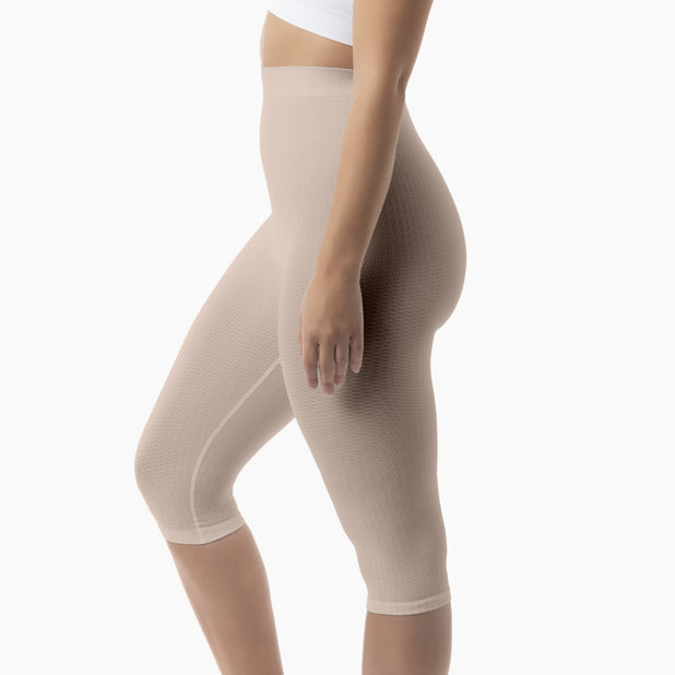 Women's high-waist anti-cellulite capri shapewear