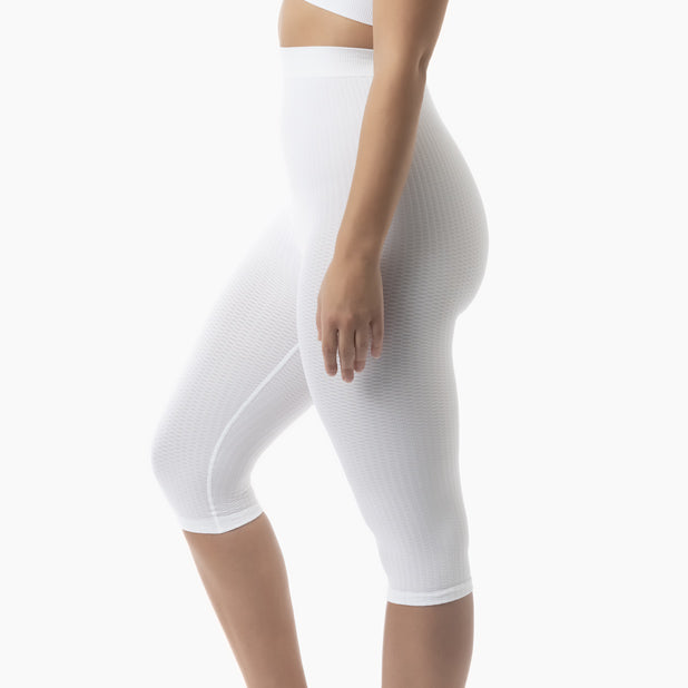 Women's high-waist anti-cellulite capri shapewear