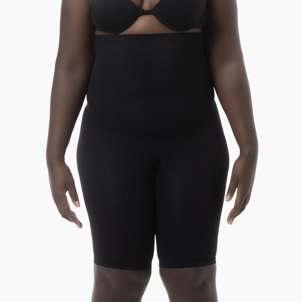 Women's high-waist anti-cellulite shapewear shorts