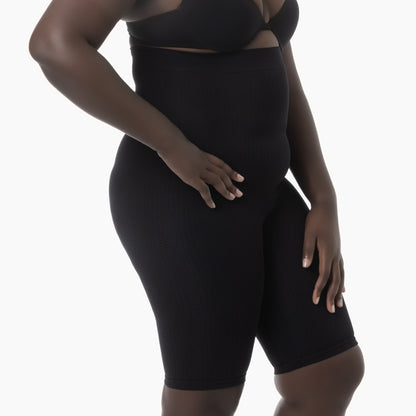 Women's high-waist anti-cellulite shapewear shorts