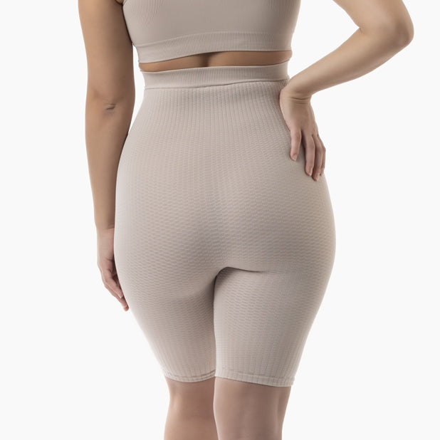 Women's high-waist anti-cellulite shapewear shorts