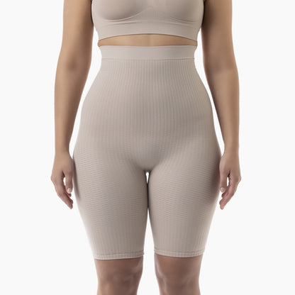 Women's high-waist anti-cellulite shapewear shorts