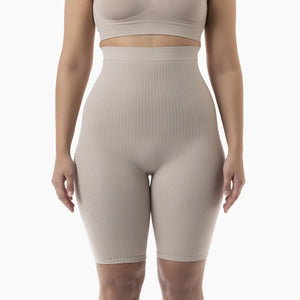 Women's high-waist anti-cellulite shapewear shorts