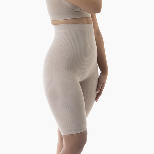 Women's high-waist anti-cellulite shapewear shorts