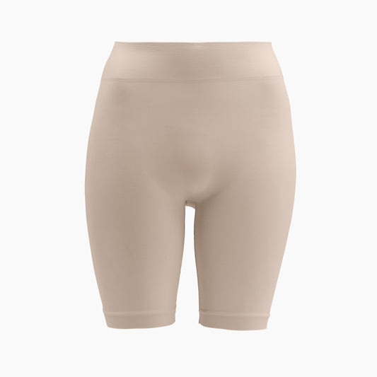 Pantalones cortos moldeadores de cintura media sin costuras para mujer