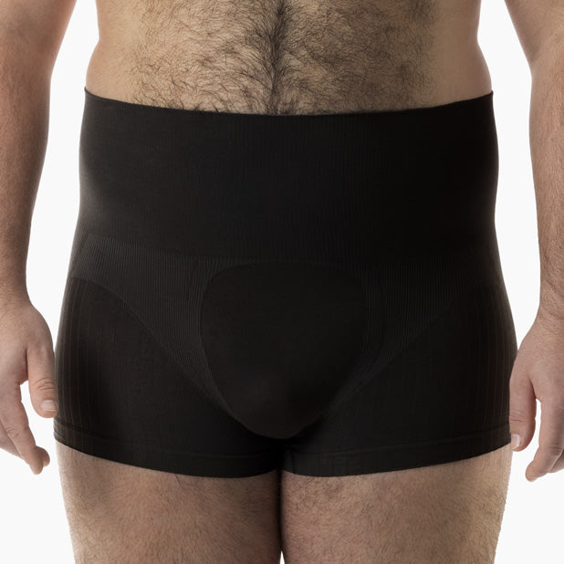 Men's shapewear stretch cotton boxer