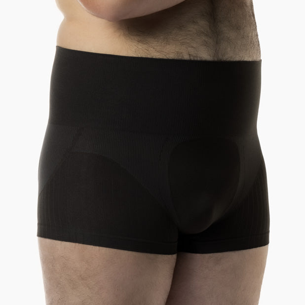 Men's shapewear stretch cotton boxer