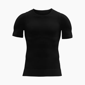 Men's body shaper slimming t-shirt with tummy control