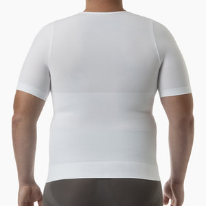 Men's body shaper slimming t-shirt with tummy control