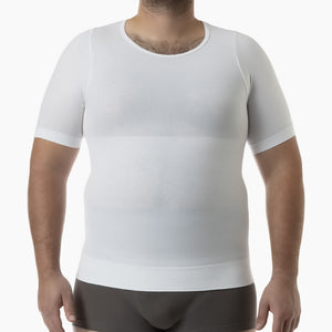 Men's body shaper slimming t-shirt with tummy control