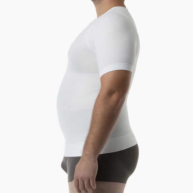 Men's body shaper slimming t-shirt with tummy control - FARMACELL USA