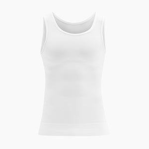 Men's shapewear stretch cotton tank top