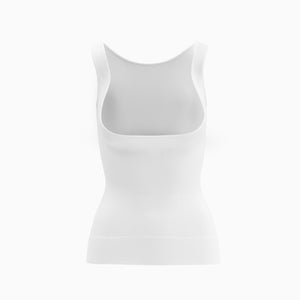 Open bust shapewear tank top with flat tummy effect