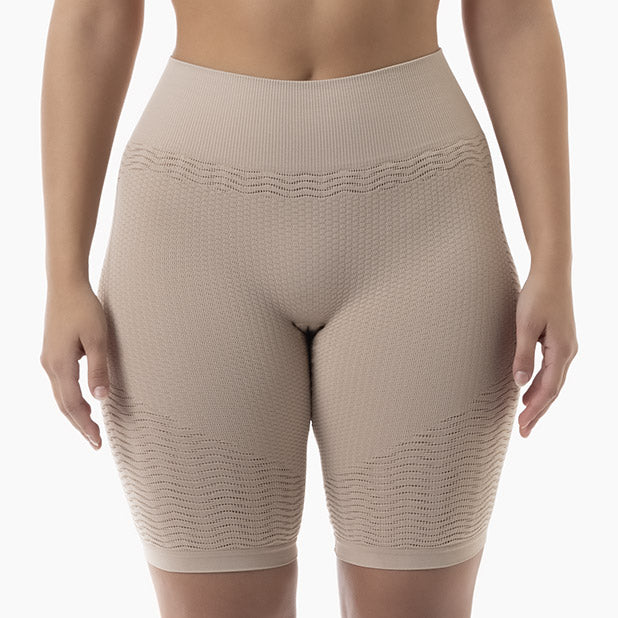 Women's high-waist mid-thigh shapewear short