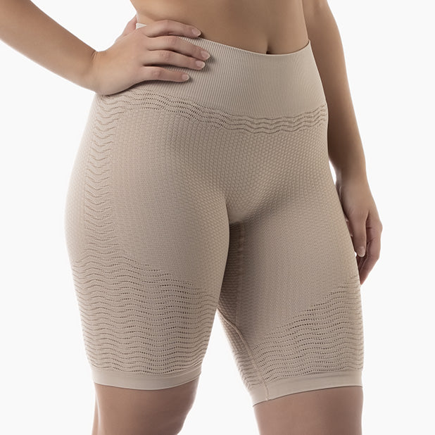 Women's high-waist mid-thigh shapewear short