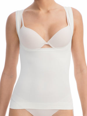608B - Cupless Control Body Shaper with Push-Up breast support - light and  refreshing NILIT® BREEZE fabric