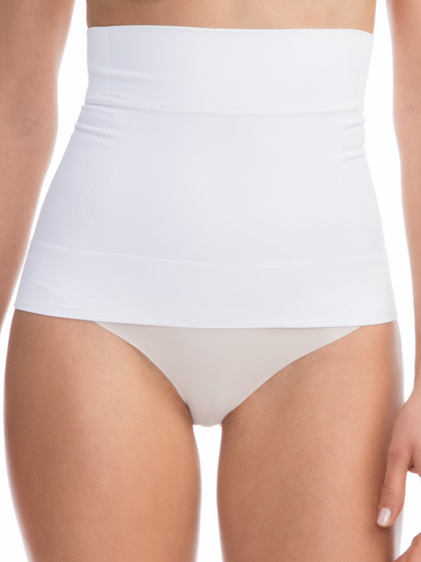 SHCKE Women's Tummy Control Thong High Waist Thong Shapewear Seamless Body  Shaper Panties Tummy Control Girdles Underwear Cincher White 